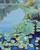 Water Lilies Audubon Cape Cod 11x14